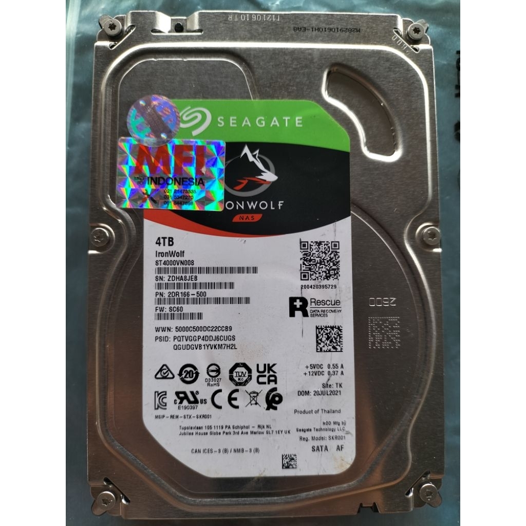 HDD SATA 3.5 INCH NAS