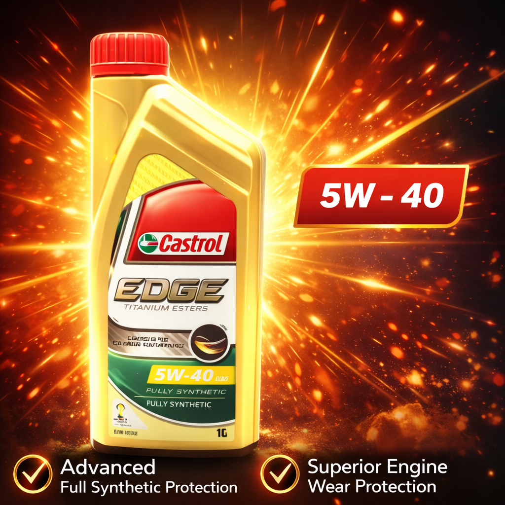 Castrol EDGE 5W-40 Fully Synthetic - Engine Oil Mobil Performa Tinggi