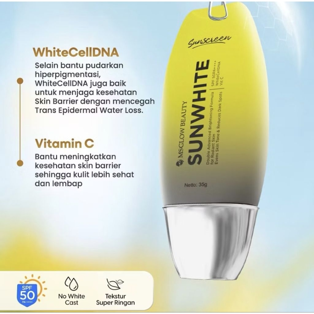 MS GLOW SUNWHITE SPF 50 PA+++ SUNSCREEN