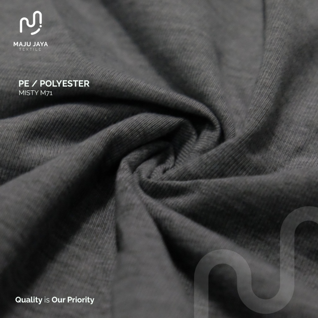MAJU JAYA TEXTILE - Kain PE 30s 45" Misty M71 / Bahan Kaos Polyester 30s 45" Misty M71
