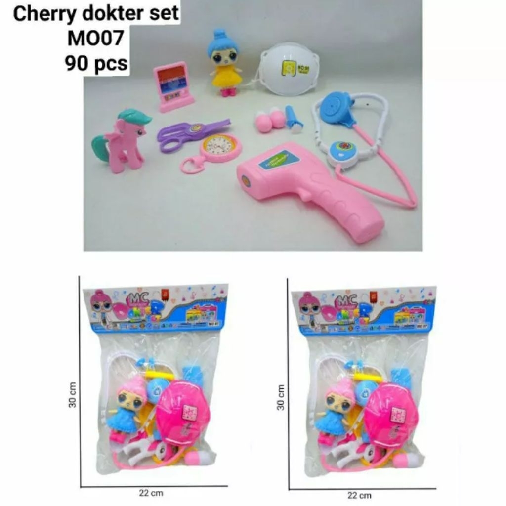 Mainan edukasi anak boneka dokter dokteran lol doctor profesi pretend play pekerjaan masker mask ste