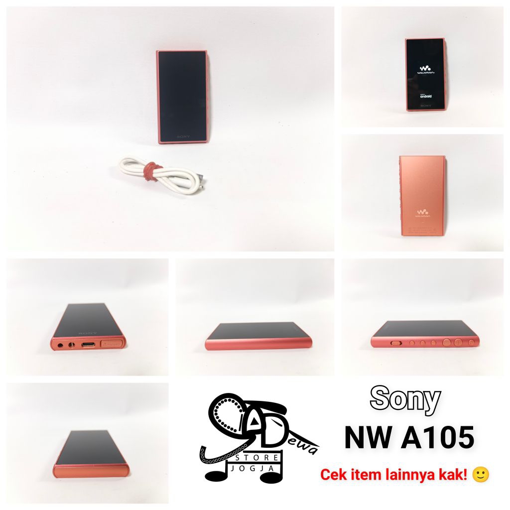 SONY NW A105 NW A 105 WALKMAN MP3 FLAC HIRES ANDROID PLAYER ipod a55