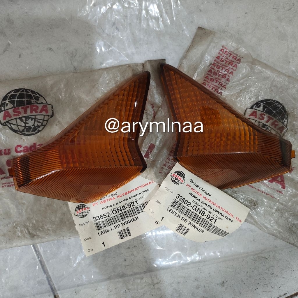 MIKA LAMPU SEN SEIN BELAKANG HONDA ASTREA STAR ASTREA PRIMA 33652-GN8-921 / 33602-GN8-921 ORIGINAL A