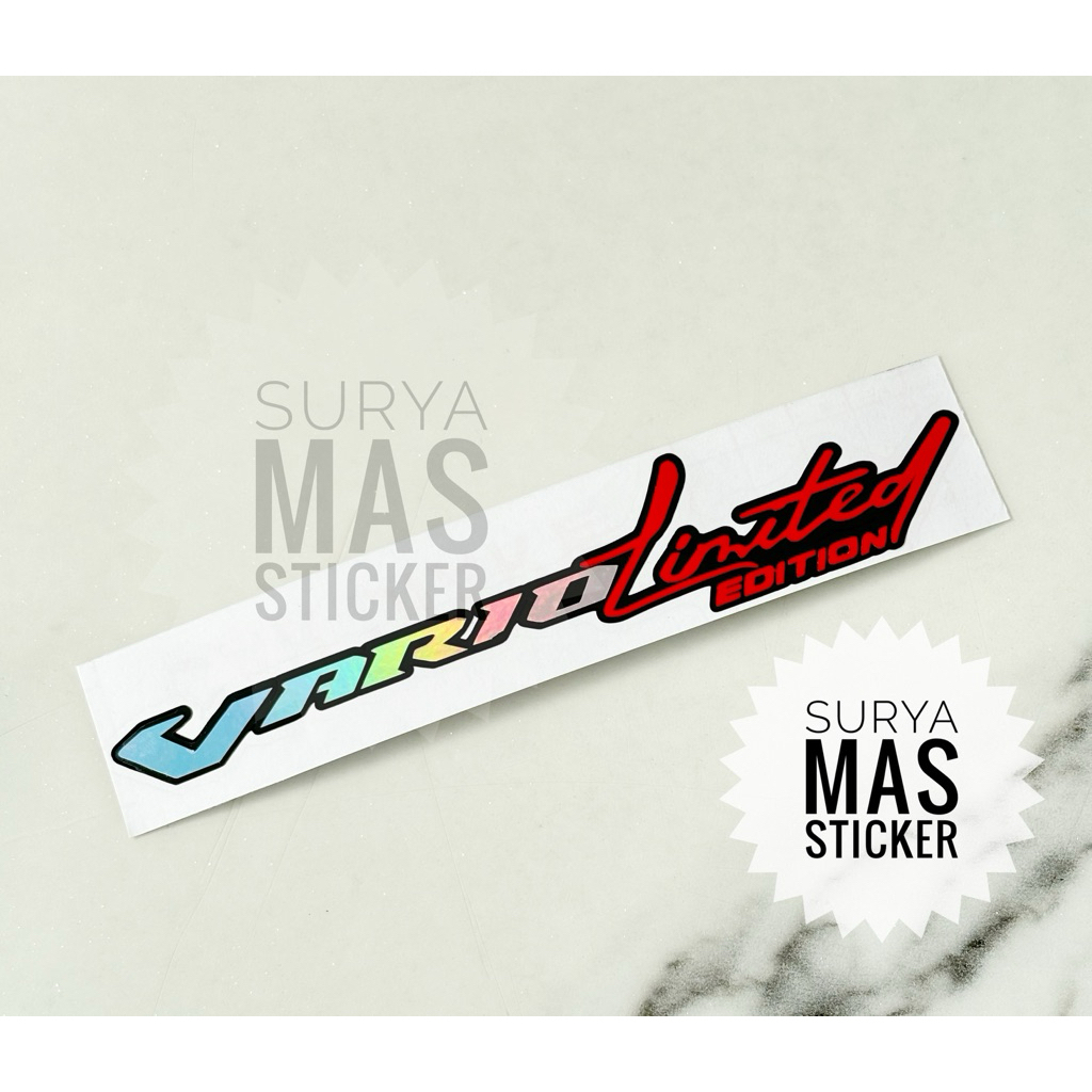 stiker vario limited edition hologram motor