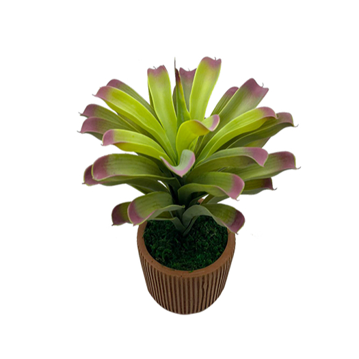 KAKTUS HIAS/ DAUN AGAVE/ TANAMAN KAKTUS PLASTIK/ DAUN KAKTUS/50CM AGAVE BUSH GREEN RED