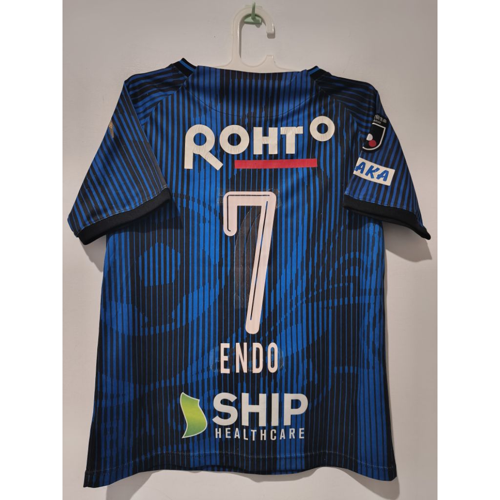 jersey baju bola retro gamba osaka endo sport casual