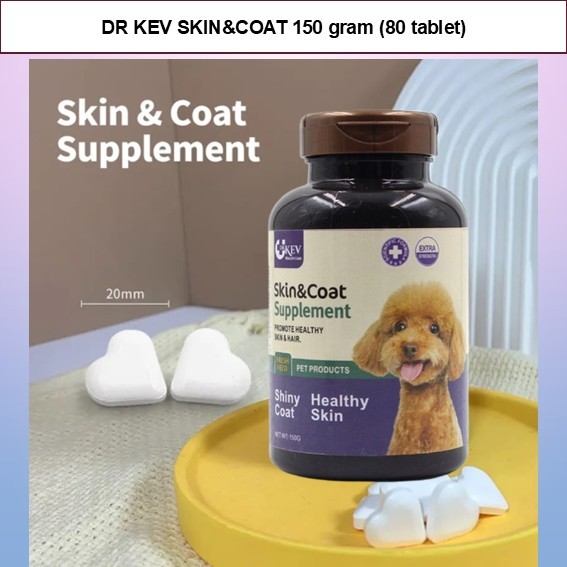 ( DR.KEV SKIN&COAT 150gram ) / VITAMIN BULU / HAIR & SKIN / VITAMIN KESEHATAN