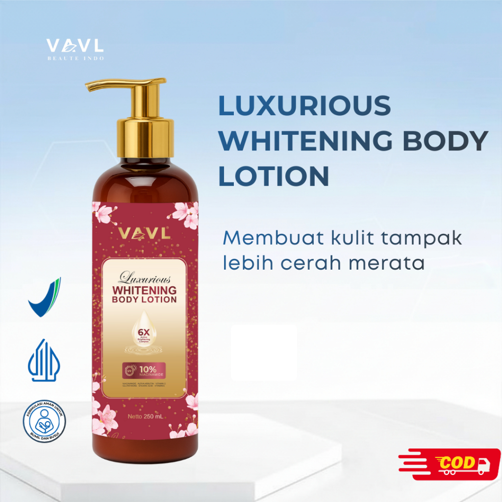 VAVL Luxurious Tone Up Body Lotion Whitening - Body Lotion Tone Up