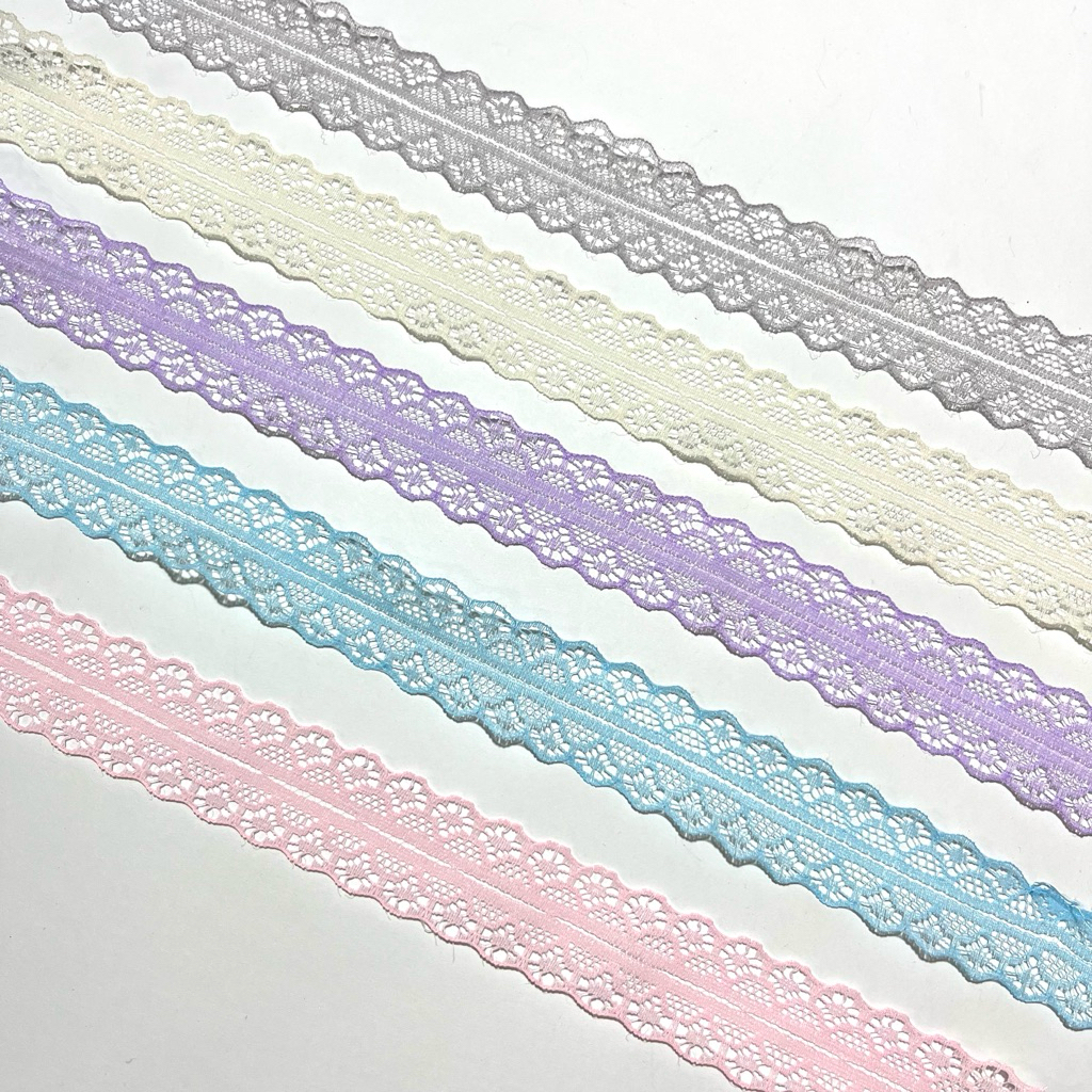 10 meter Pita Renda Korea Buket Bunga Lebar 3cm