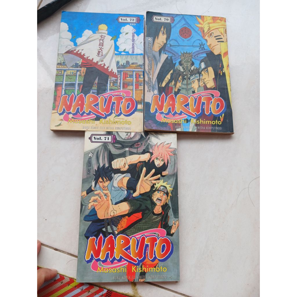 KOMIK NARUTO 70. 71. 72. 3 buku