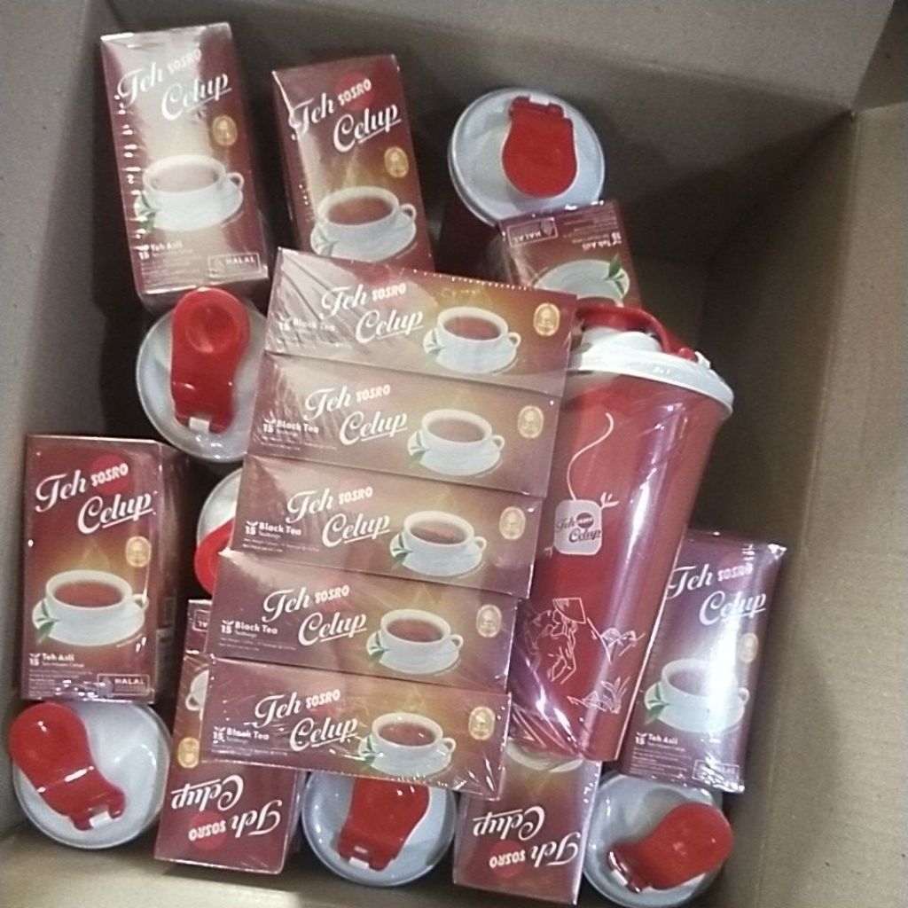 teh celup Sosro satu dus isi 10 set