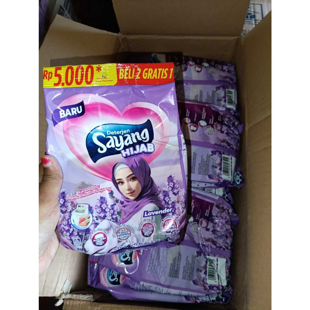 SAYANG 1 DUS DETERGEN BUBUK ISI 36PCS