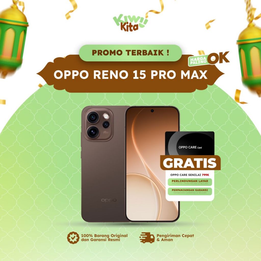 [ FREE GIFT ] OPPO Reno 15 Pro Max 5G Garansi Resmi