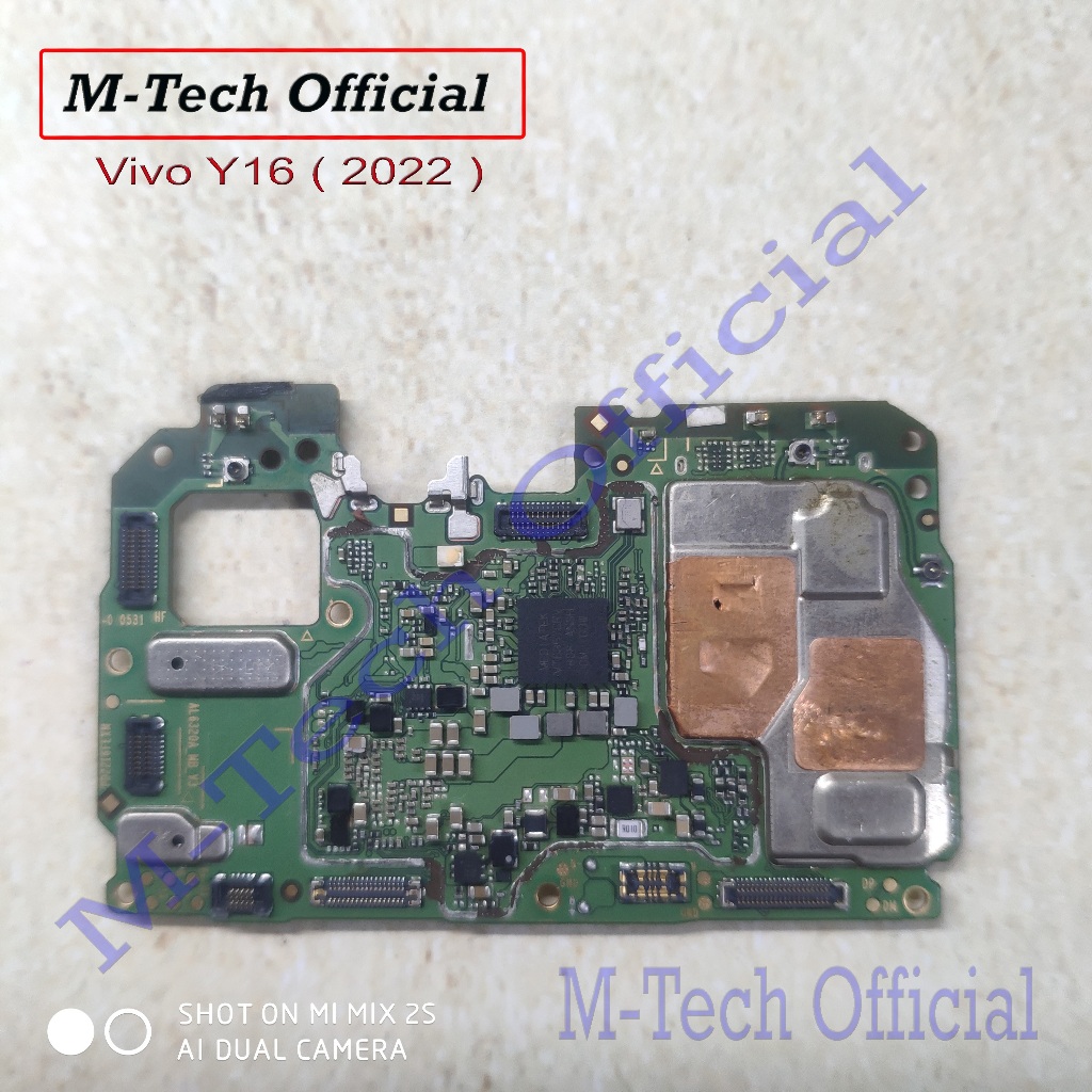 [2141] PCB Mesin Vivo Y16 (2022) minus mati / matot