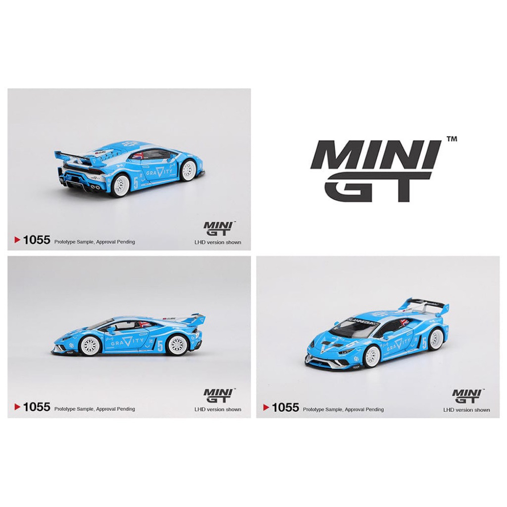 Mini gt Lamborghini huracan gt Lbwk gravity blue