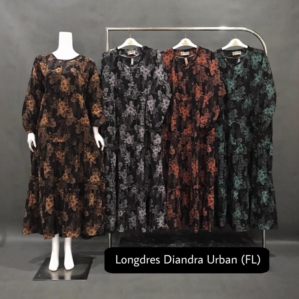 Qonita Batik - Longdress diandra urban