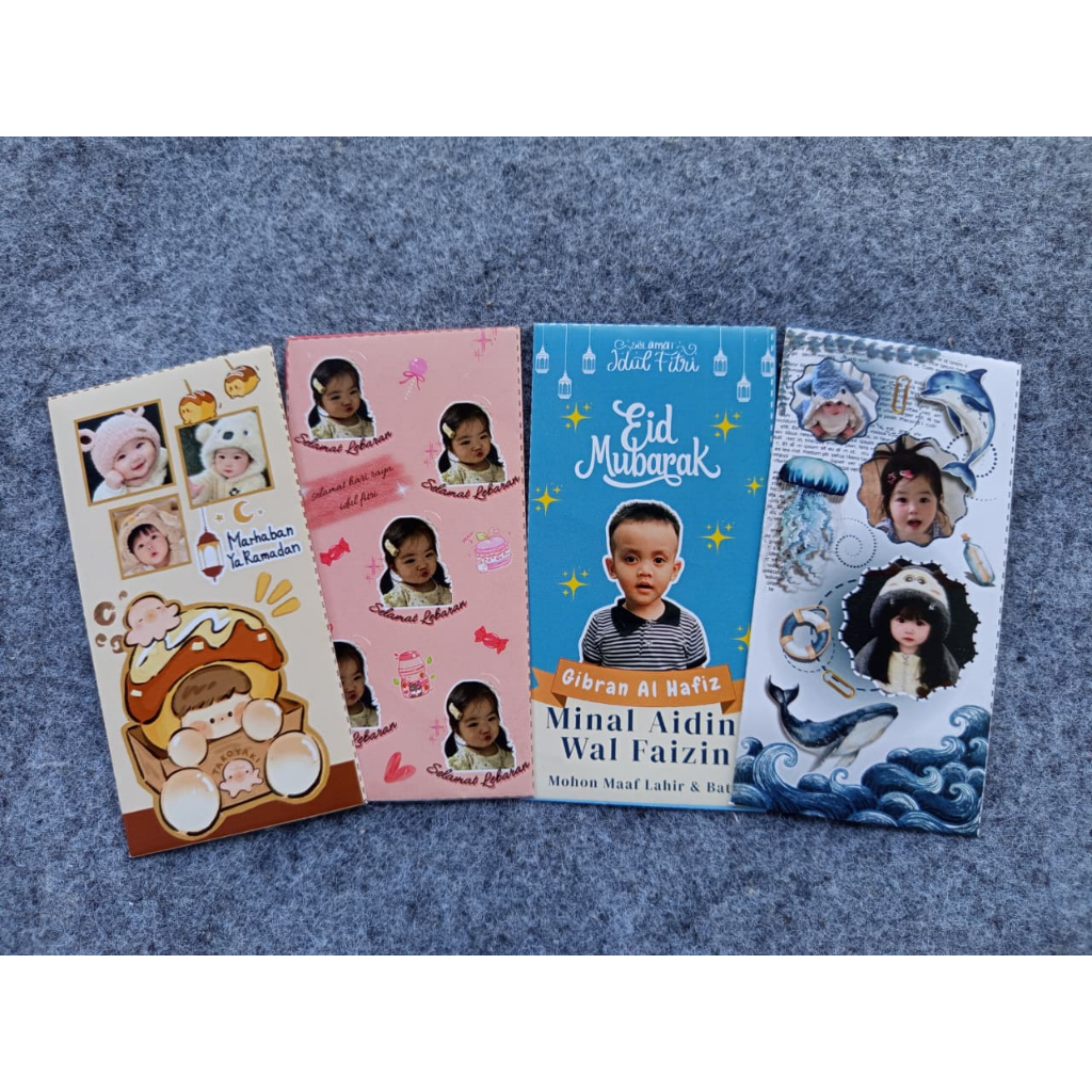 Amplop Lebaran Custom Foto Muka Sendiri / Amplop Lebaran / Amplop Custom / Amplop Lebaran Custom