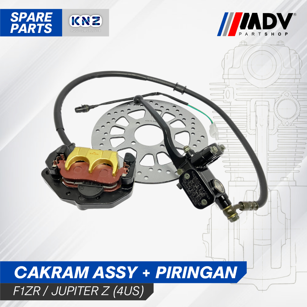 REM CAKRAM DEPAN ASSY KOMPLIT MASTER SET F1ZR / JUPITER Z (KNZ)