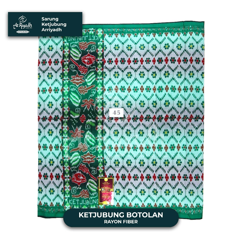 Sarung Istimewa KETJUBUNG Goyor ATBM Motif Fiber Botolan Motif Unik Harga Terjangkau