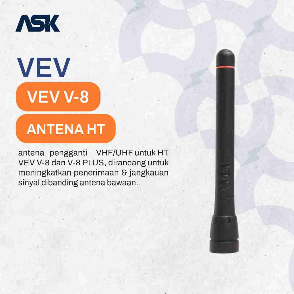 Antenna Handy Talky V8 PLUS VEV / Antena HT V-8 PLUS VEV