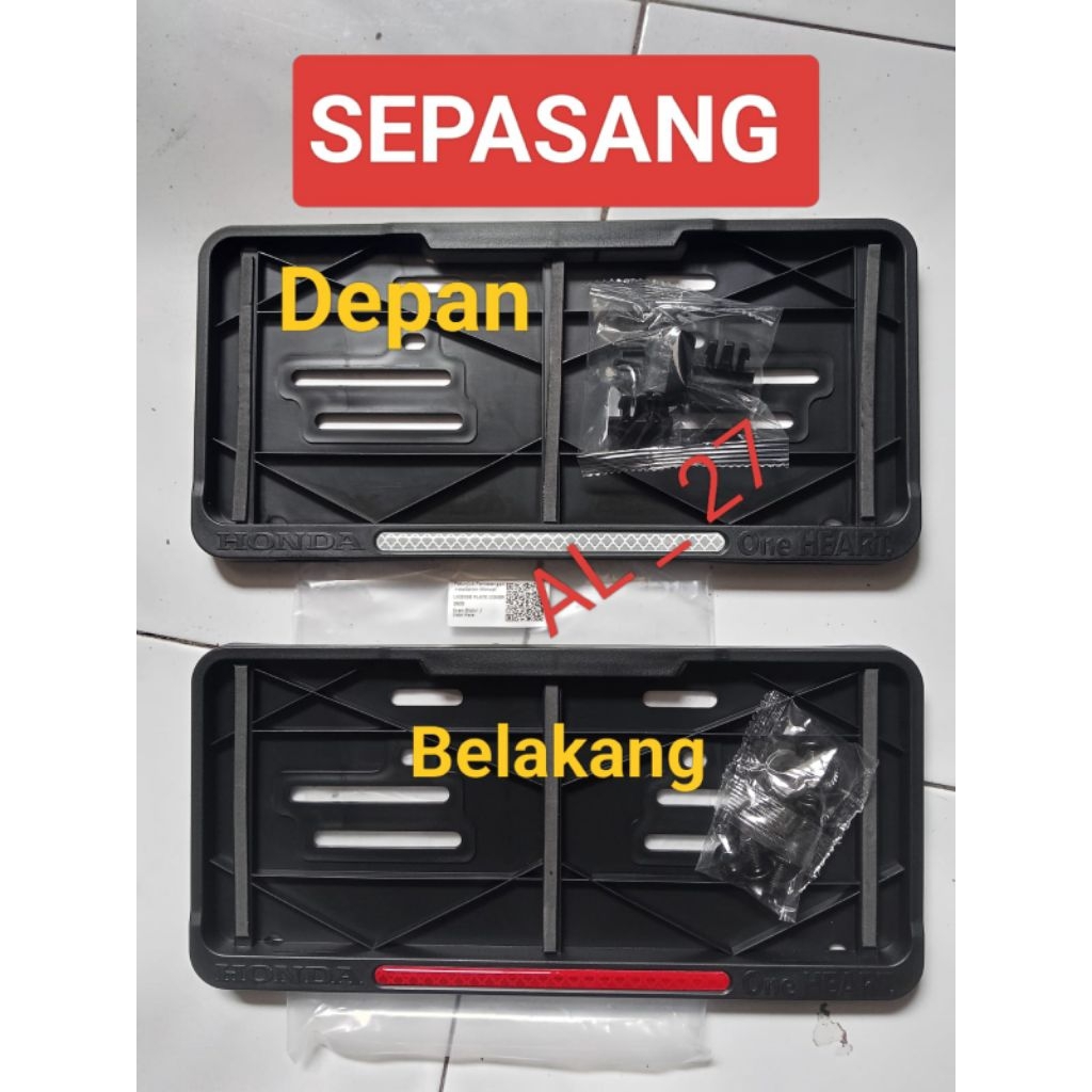 Caver plat nomor motor Original Honda