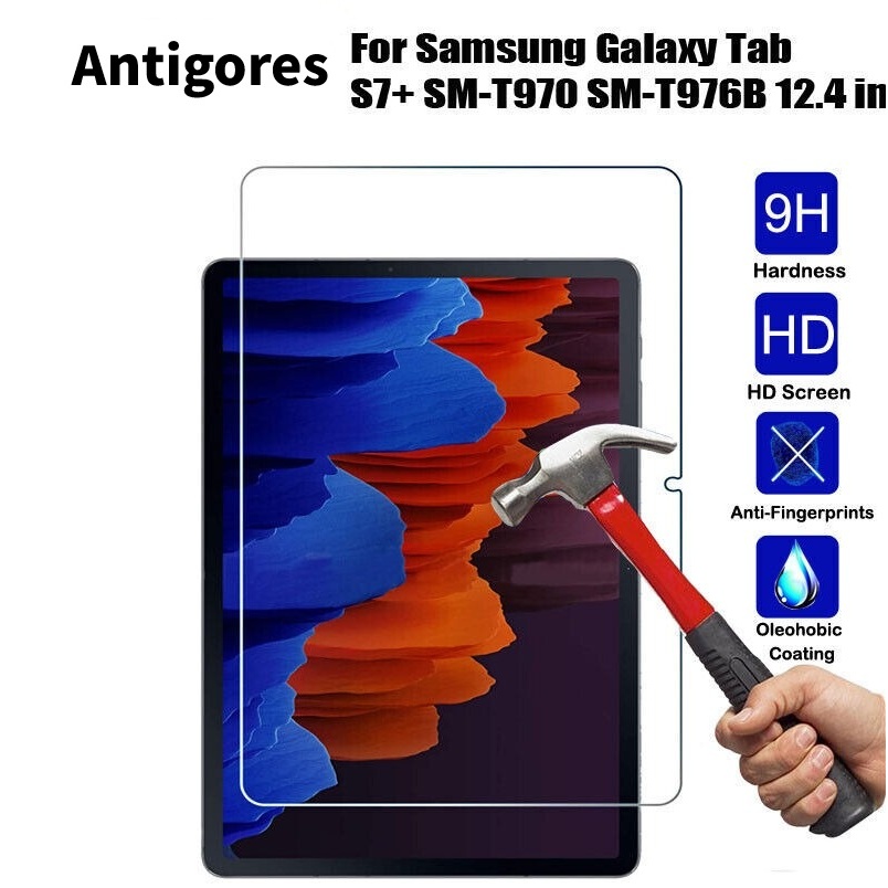 Antigores Samsung Tab S7 Plus 12.4"inch 2020  anti gores samsung tab s7 plus / tempered glass samsun