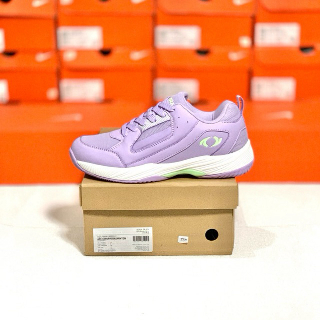 size 40 SEPATU BADMINTON / SEPATU TENIS ASTEC KINGPIN PURPLE ORIGINAL