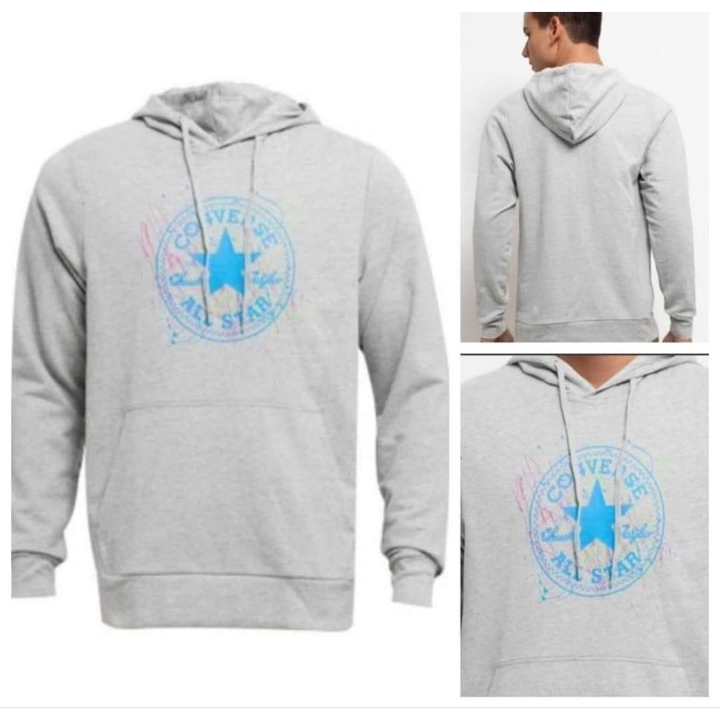 Converse Chuck Taylor All Star Grey Hoodie Men's Kode Produk : CONMJ1061035