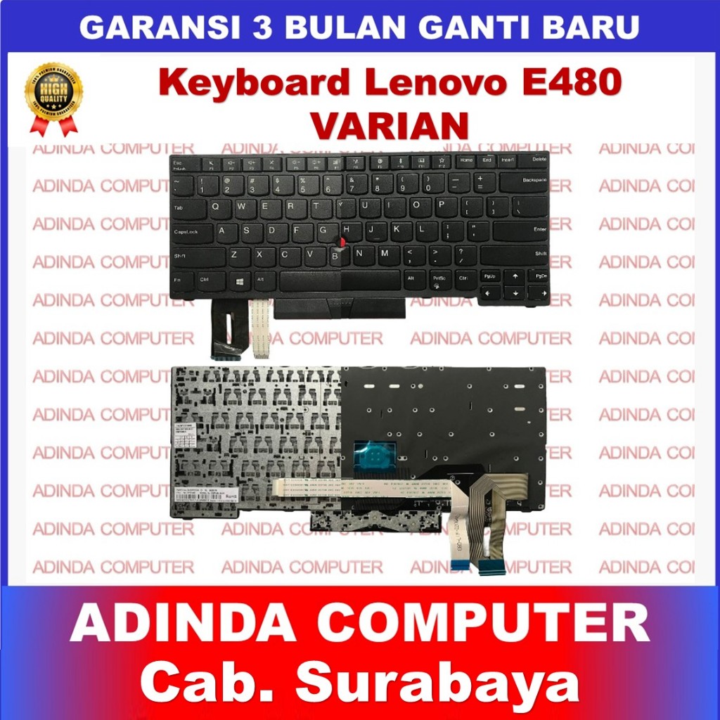 Keyboard Lenovo ThinkPad E480 L490 P43S R480 R480S T480S T490 T490S