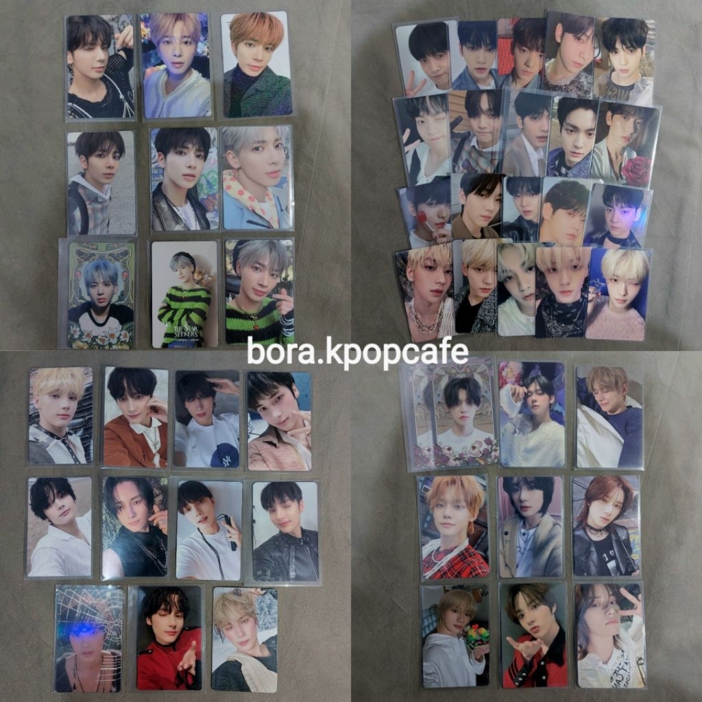 Photocard TXT Soobin Yeonjun Beomgyu Taehyun Huening Kai Freefall Freeze Sanctuary Merch Lover Angel