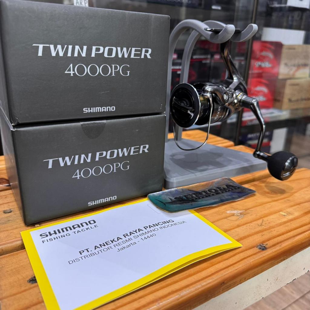 REEL SHIMANO TWIN POWER FE 4000 PG REEL SPINNING (GARANSI RESMI)