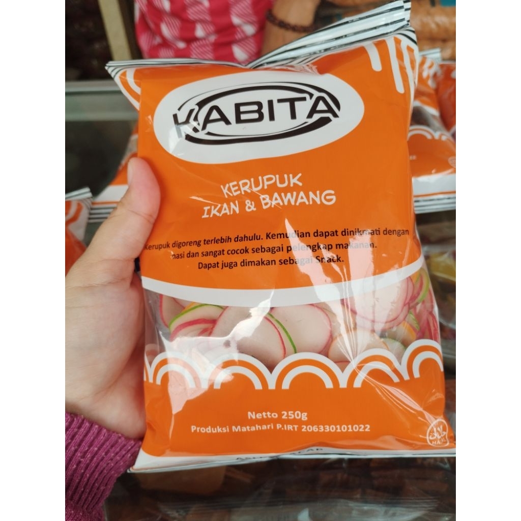 250gram Kerupuk Bawang Kerupuk gado-gado/Tahu tek/Kerupuk seblak enak