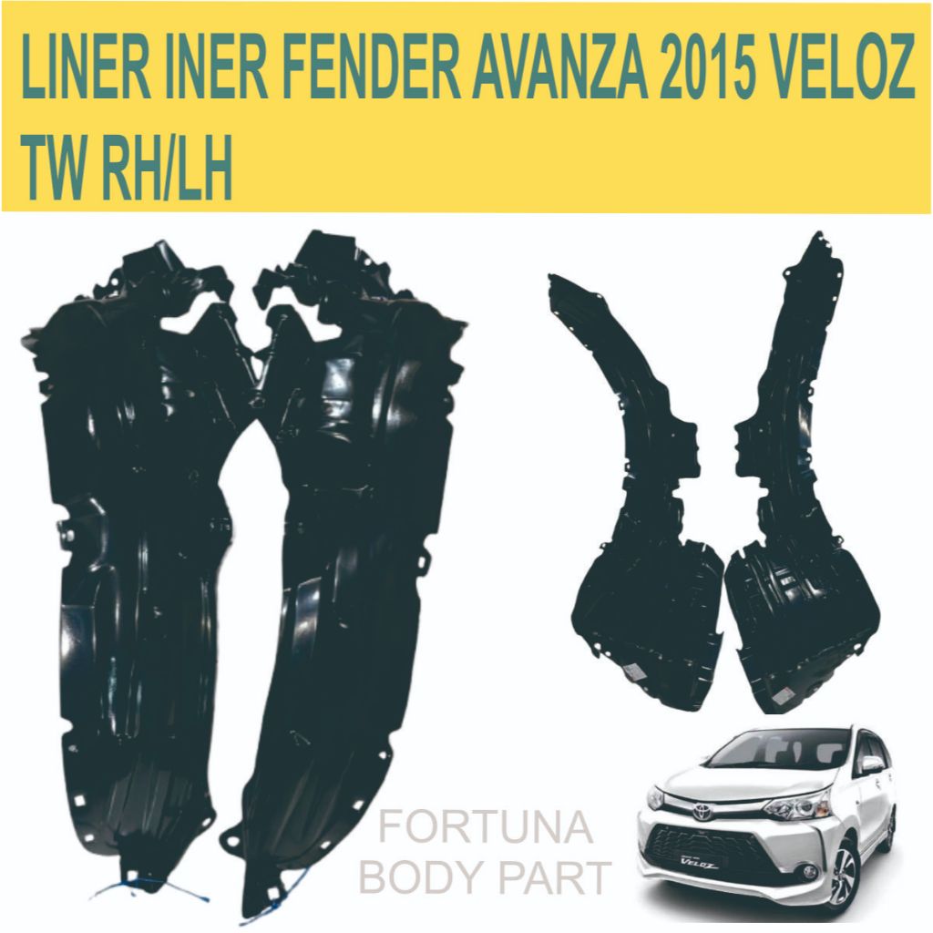 LINER INER FENDER AVANZA 2015 VELOZ RH/LH TW