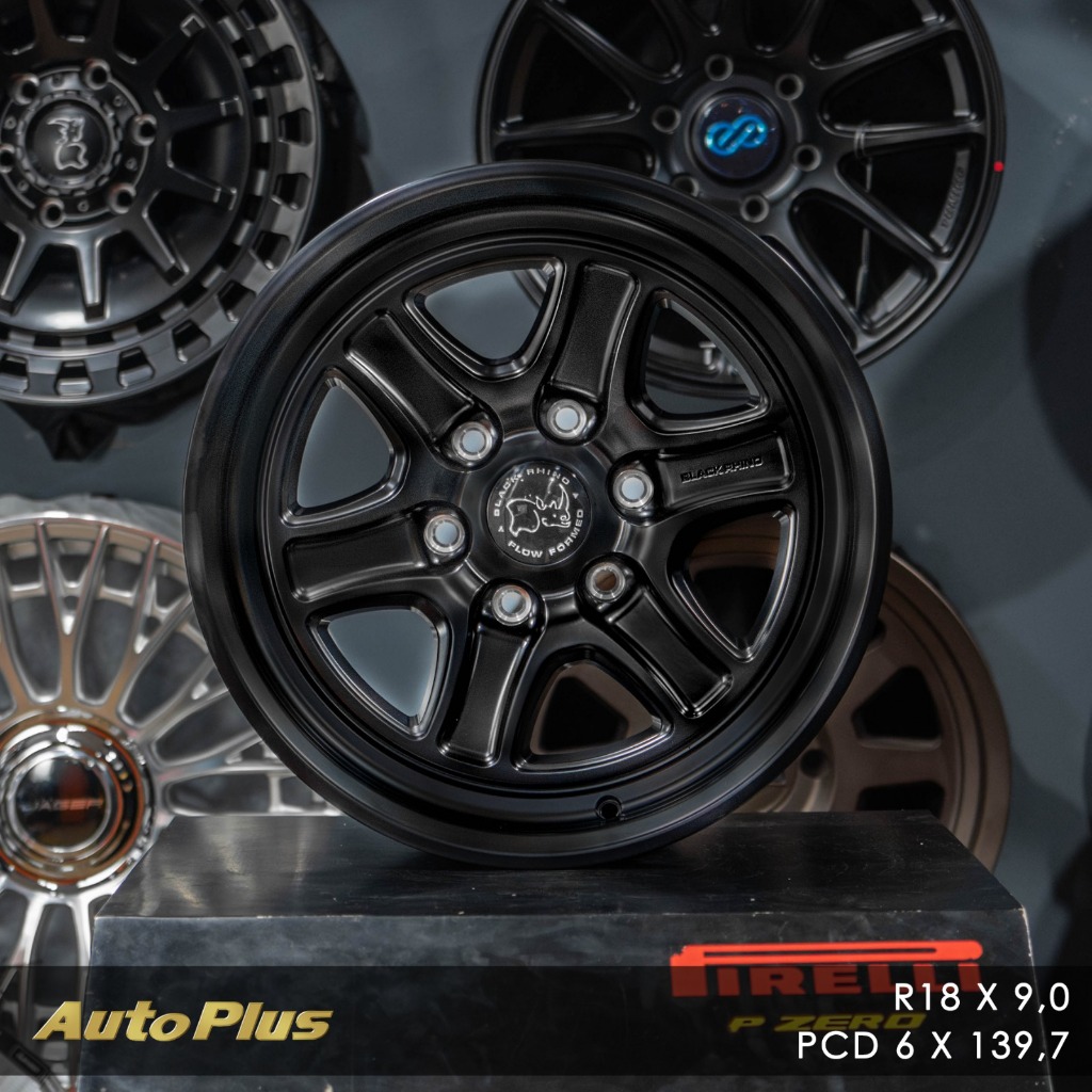 VELG BLACK RHINO ECHO RING 18 PCD 6x139,7 Matte Black