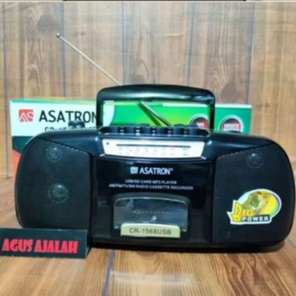 AM FM TV SW -RADIO ASATRON R-1028USB MUSIC PLUS RADIO CAS ORIGINAL