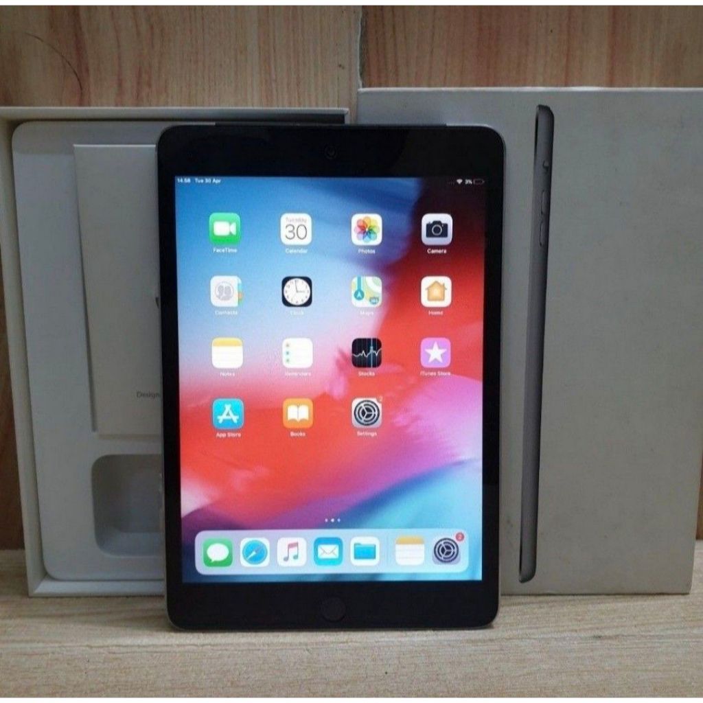 iPad Mini 3 128GB 64GB 32GB 16GB Second Original Resmi
