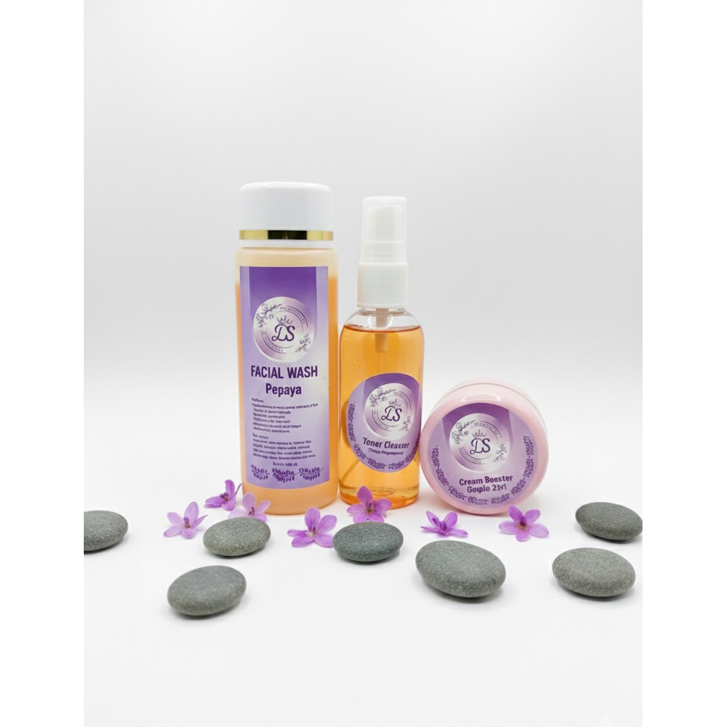 sheen beauty skincare 2in1 ,toner glowing cleanser