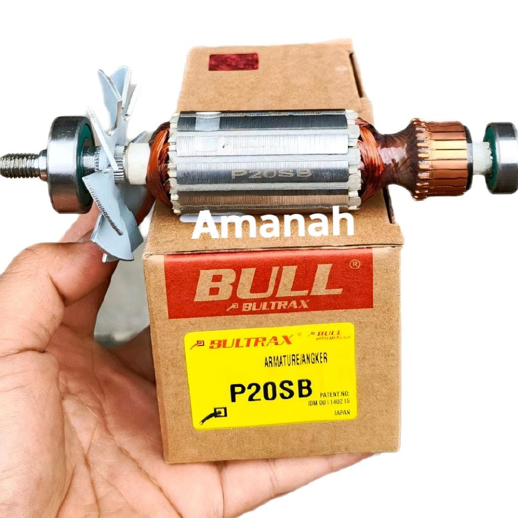 Angker armature Bull P20SB for mesin planer pasah kayu hitachi