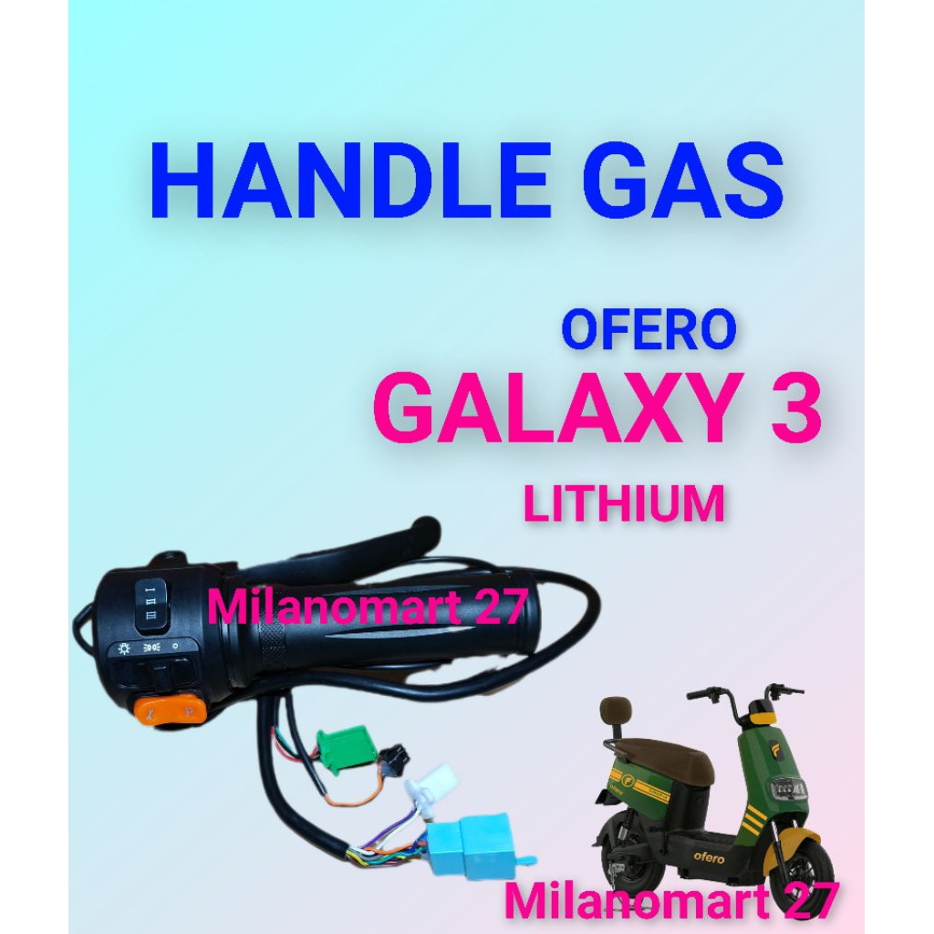handle gas sepeda listrik ofero galaxy 3 lithium throttle gas sepeda listrik ofero galaxy 3 lit liti
