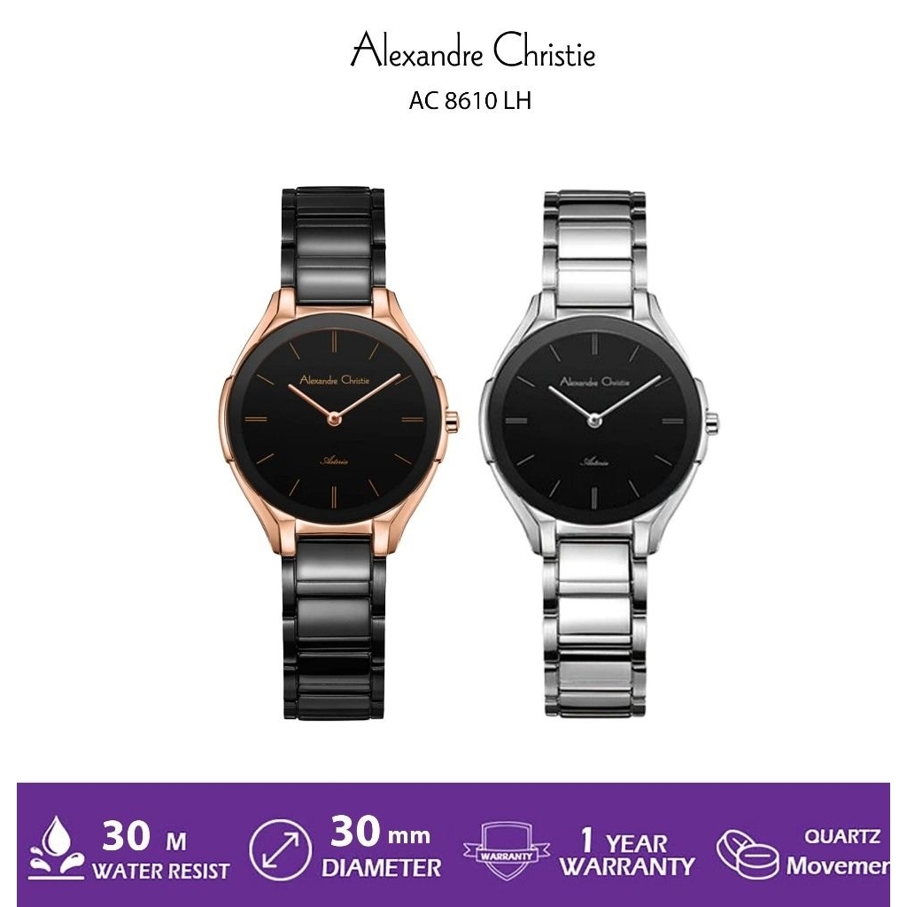 Alexandre Christie Ac 8610  Jam tangan couple Rantai Original