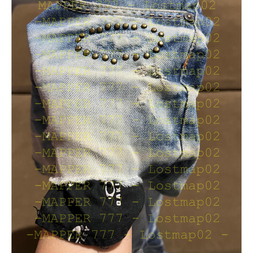 Oakley Vintage Ripped Heavy Denim Jeans Pants