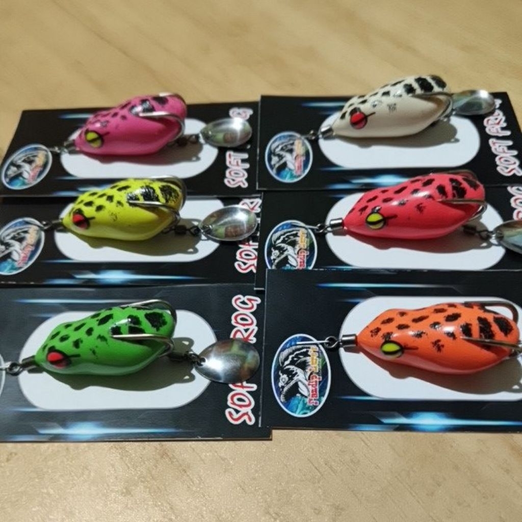 SOFT FROG CURUT 4cm TENGGELAM FANDIP LURE