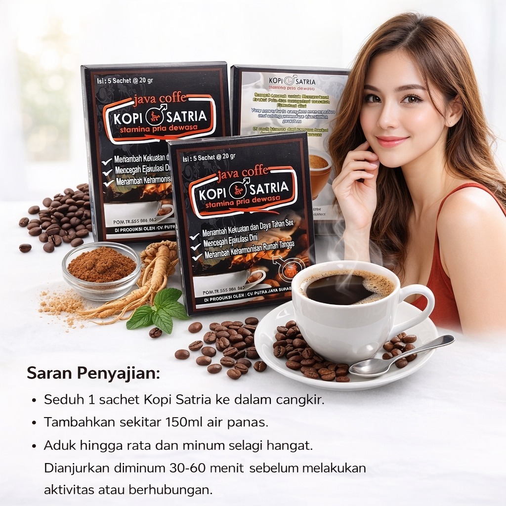 Kopi Satria (Java Coffee) - Stamina Pria Dewasa
