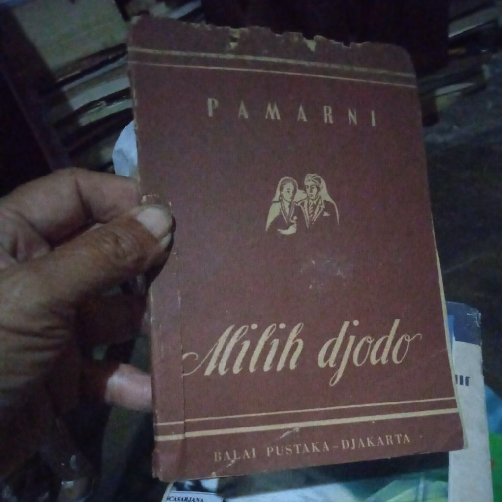 buku milih djodo, buku original Edjaan lama tahun 1952