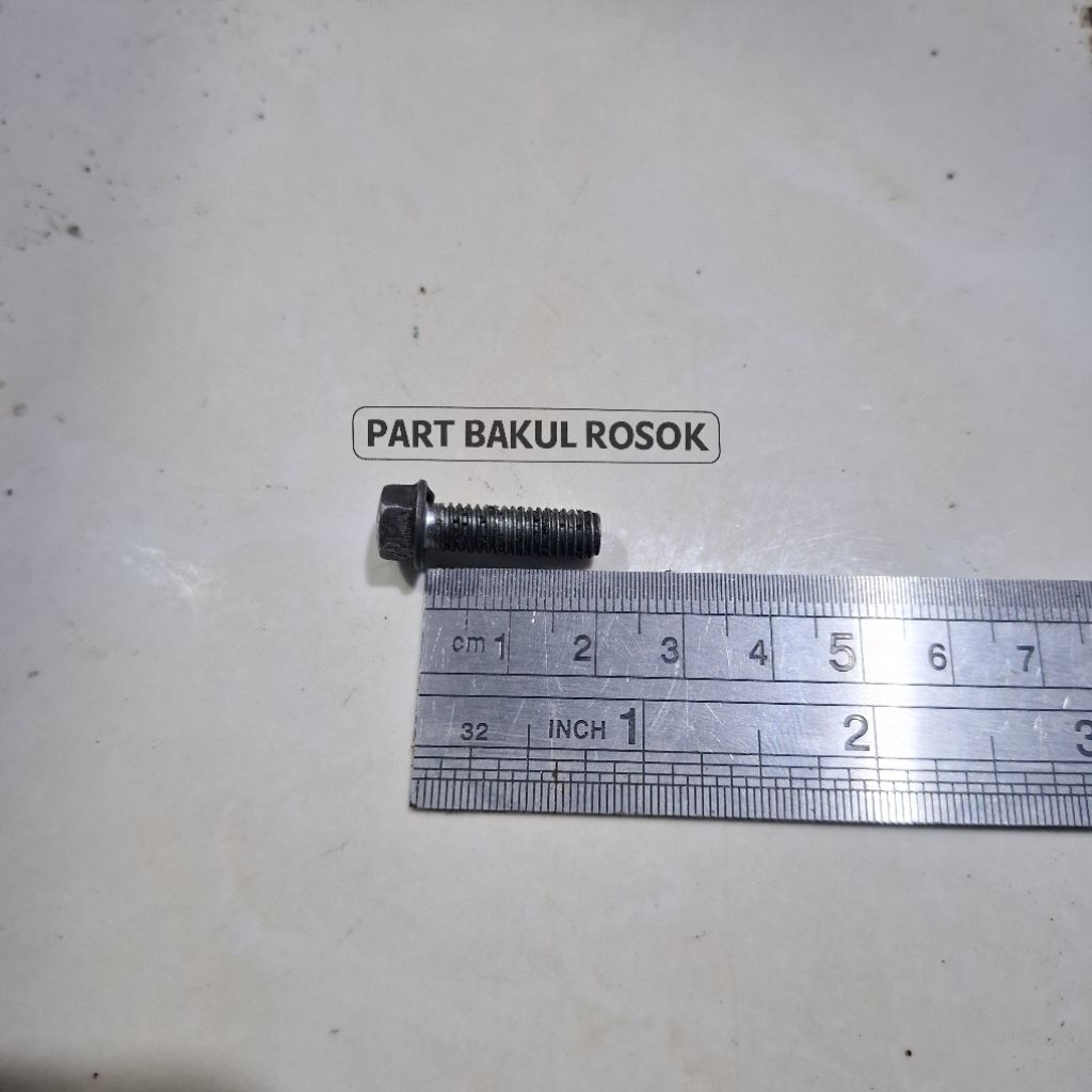 1 pcs Baut Kunci 8 M8 Panjang 20mm 2cm Drat 20 mm 2 cm Original