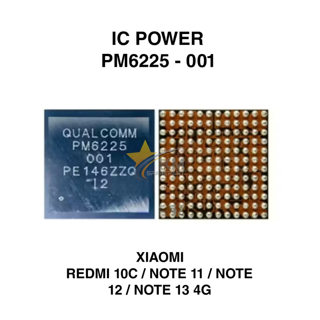 IC POWER PM6255-001 XIAOMI REDMI 10C NOTE 11 12 13 4G ORI