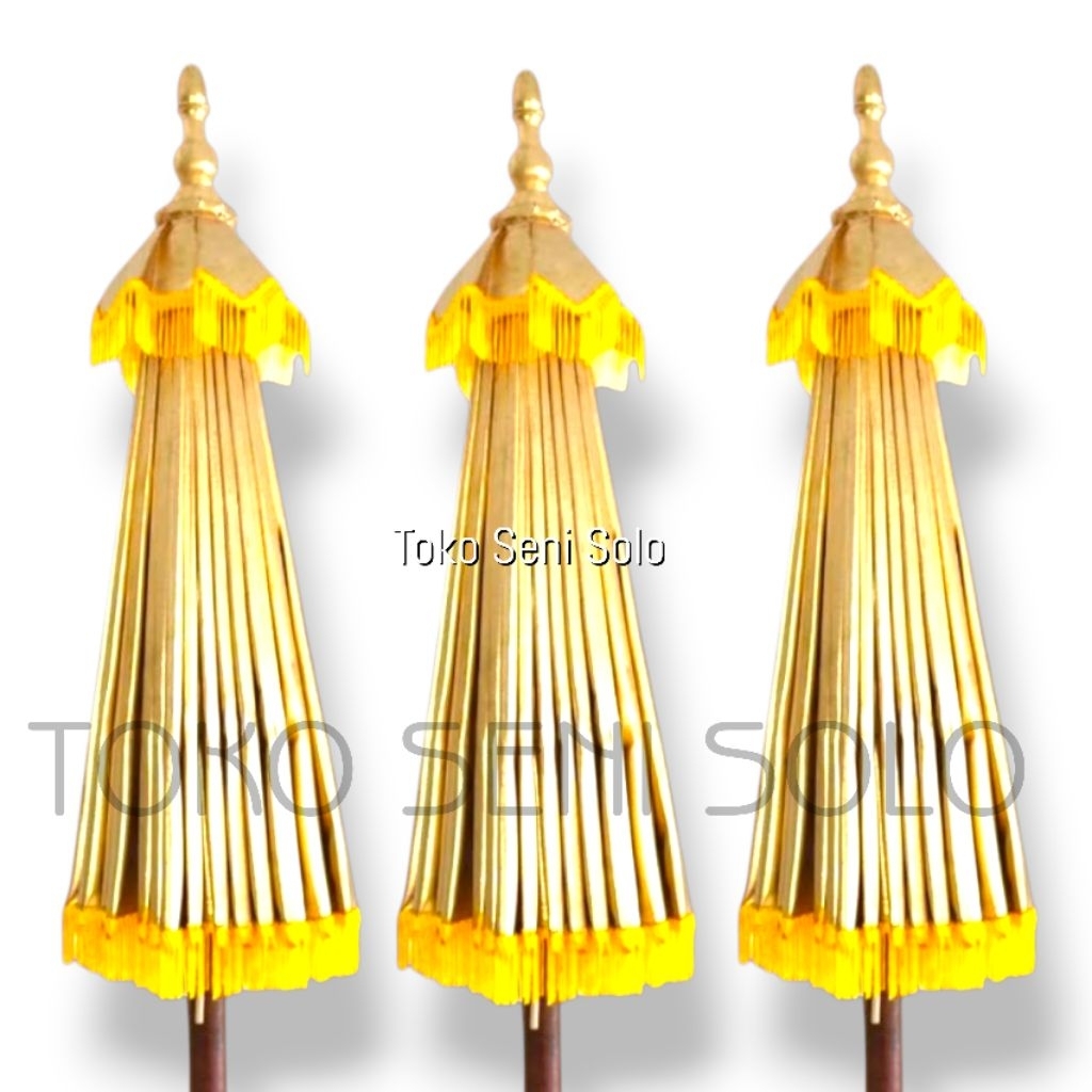 Payung Keraton Songsong Agung Raja Emas Dekorasi pengantin Tedung agung Bali Jawa
