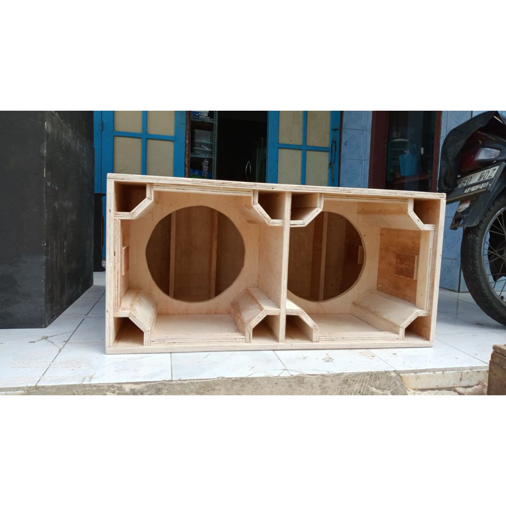box speaker planar brewog 15 inch single bahan 18 mm triplek