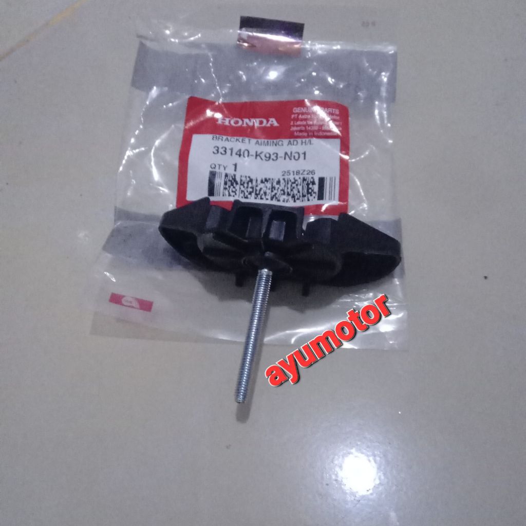 bracket breket baut stelan setelan bawah lampu depan scoopy esp k93 original honda 33140k93n01
