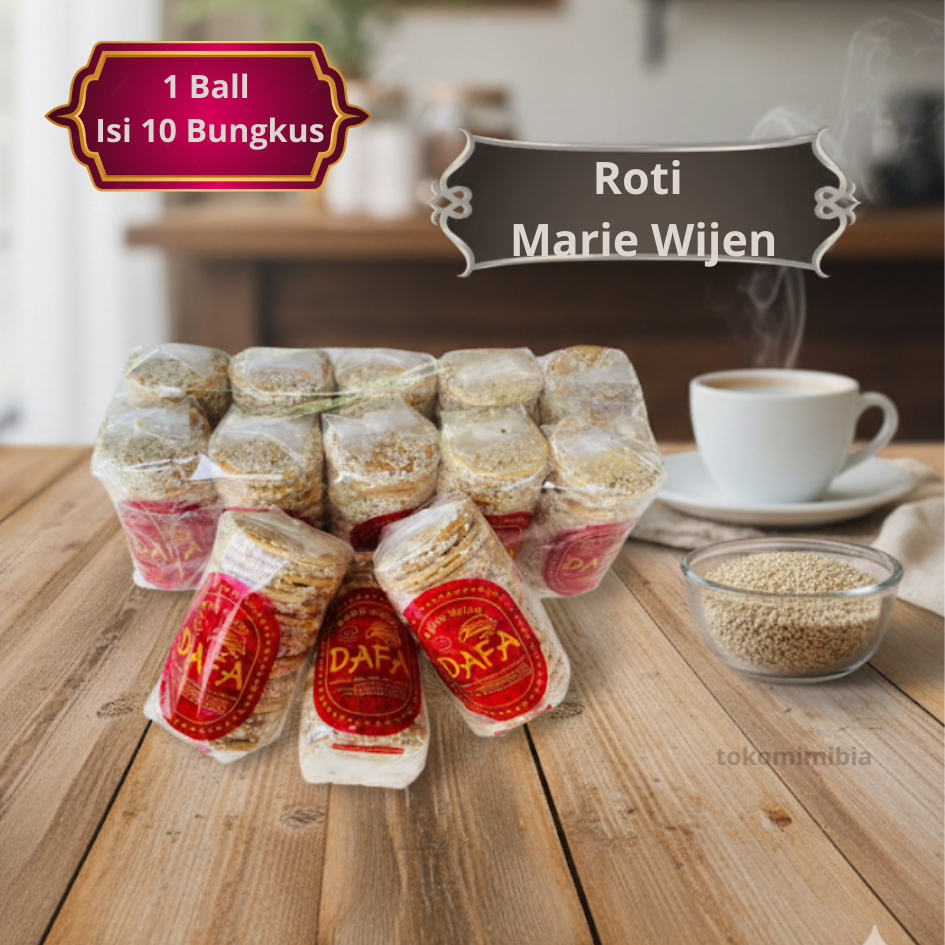 Marie Wijen Enak, Manis Dan Enak, Renyah Dan Lembut 10 bungkus 1 Ball Dafa